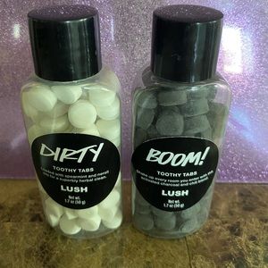 Dirty and Boom Lush Toothpaste Tabs 1.7 oz LOT